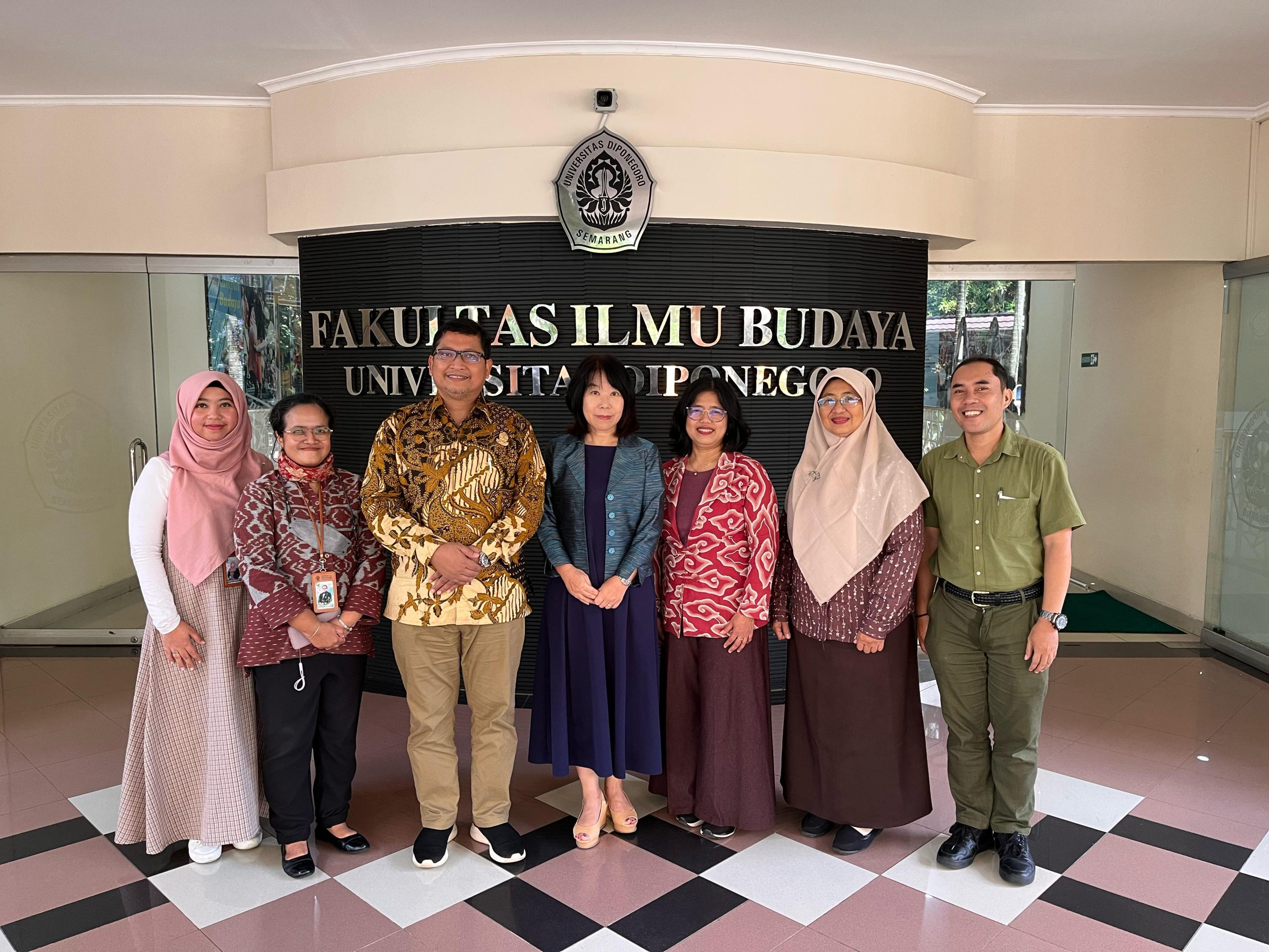 Kunjungan Professor Noriko Hiraishi di FIB Undip 13 Maret 2025.