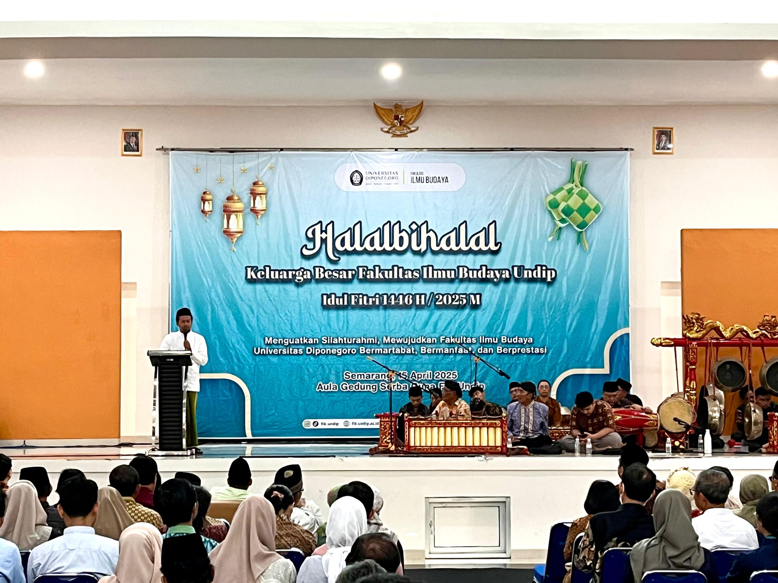 Acara Halalbihalal Keluarga Besar FIB Undip 15 April 2025.
