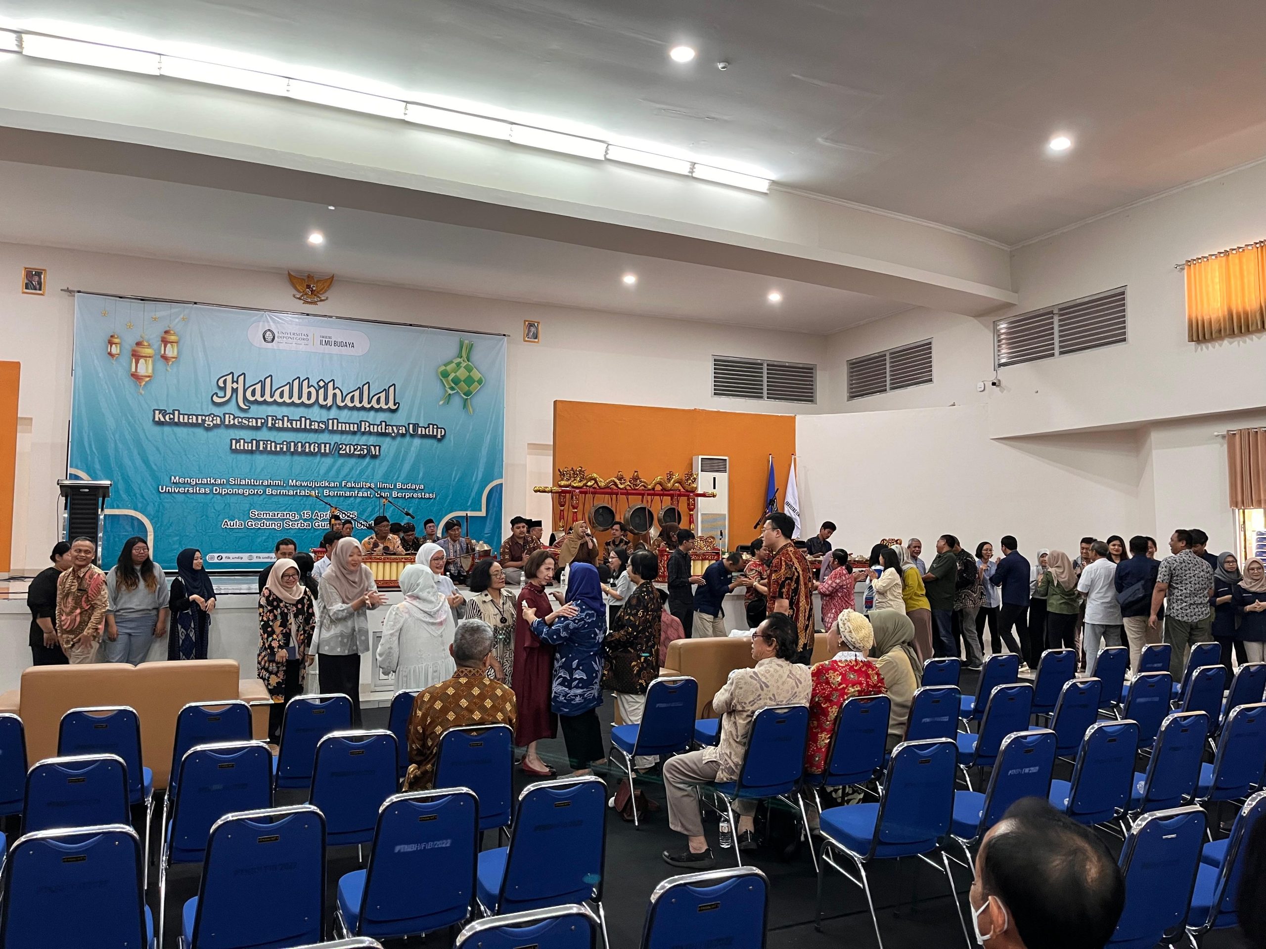 Acara Halalbihalal Keluarga Besar FIB Undip 15 April 2025.