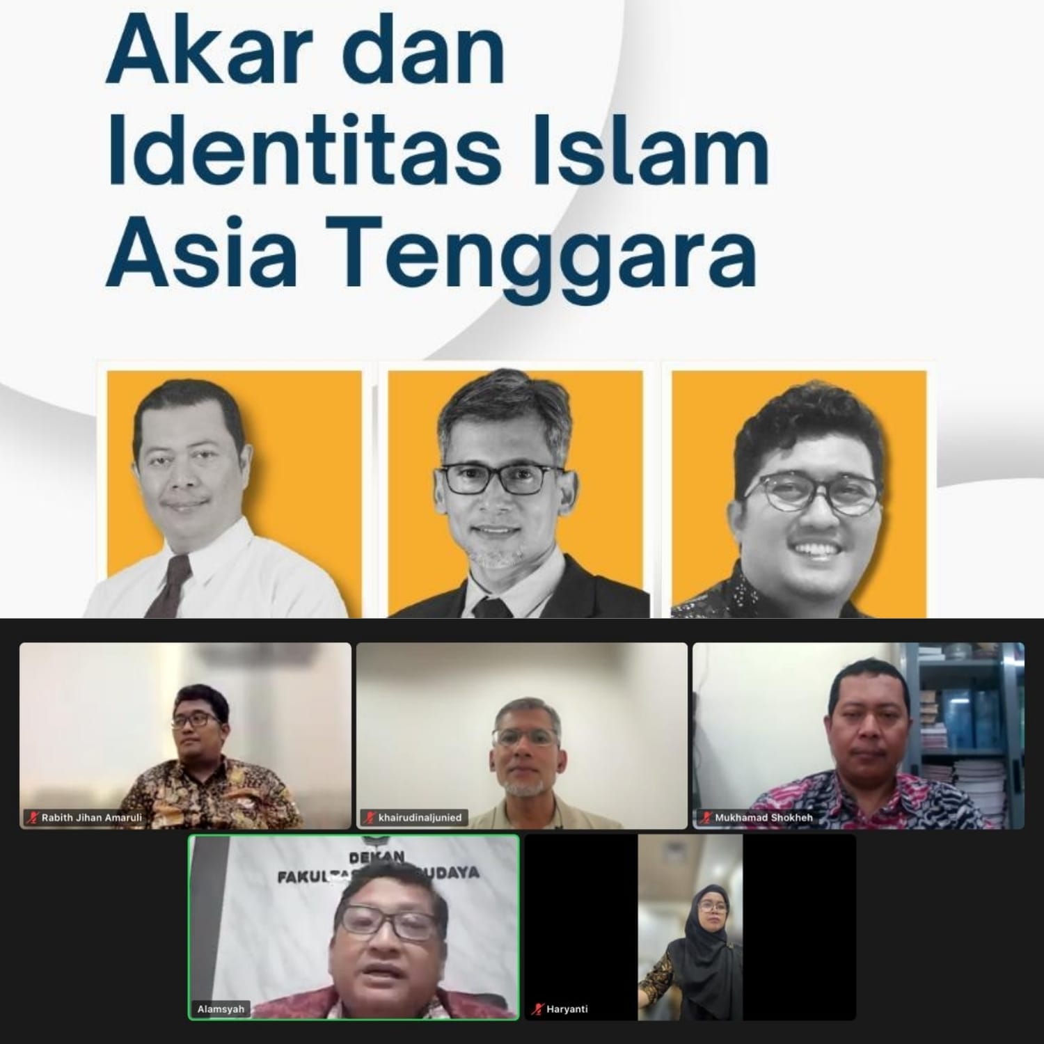 Departemen Sejarah FIB Undip Sukses Gelar Webinar Internasional Bersama Profesor dari National University of Singapore Bahas Akar dan Identitas Islam Asia Tenggara Pada 20 Juni 2025.