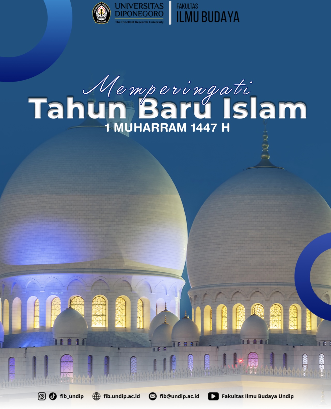 FIB Undip Mengucapkan Selamat Tahun Baru Islam 2025