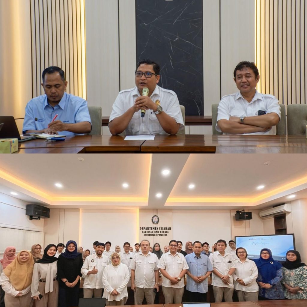 Visiting Professor Program Doktor FIB Undip bersama Prof. Dr. Mohd Roslan Bin Mohd Nor.