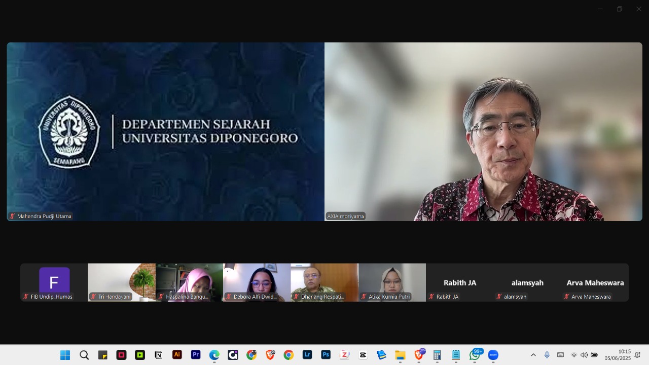 Visiting Professor Bersama Prof. Dr. Mikihiro Moriyama dari Nanzan University, Jepang.