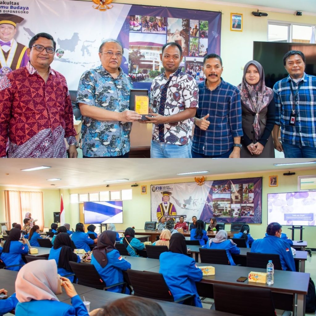 FIB Undip menerima kunjungan mahasiswa KKL beserta dosen pendamping dari Fakultas Keguruan dan Ilmu Pendidikan (FKIP) Universitas Tadulako.