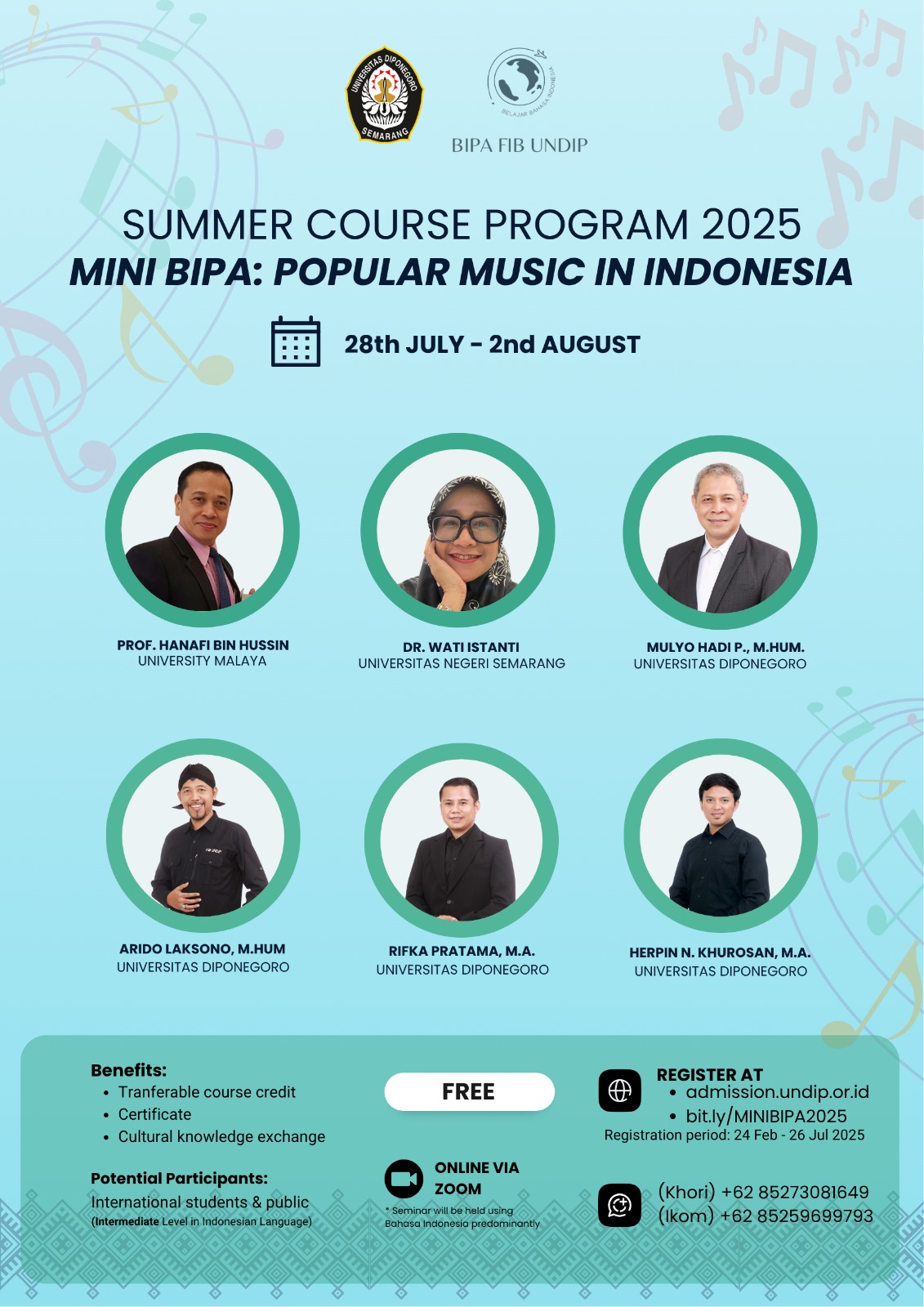 MINI BIPA Summer Course Program 2025