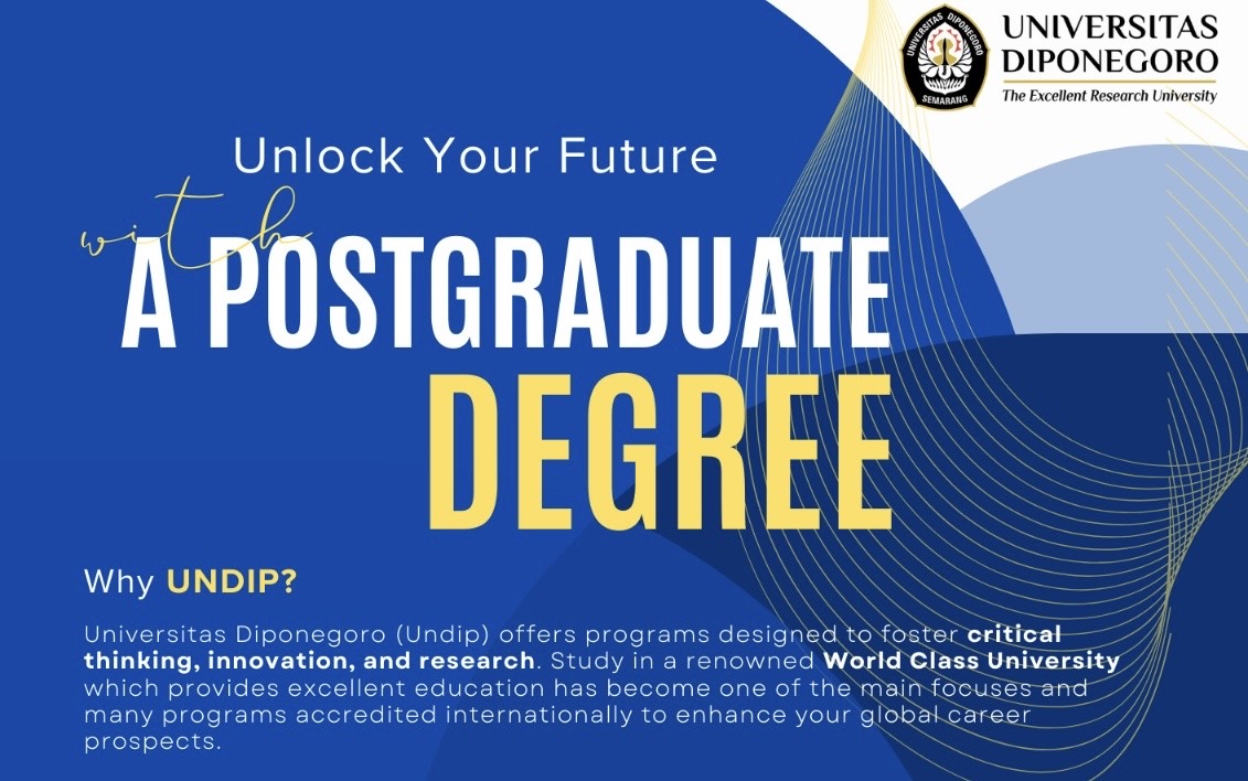 Raih Masa Depan Gemilang dengan Program Pascasarjana UNDIP, Simak Jadwal Pendaftarannya!
