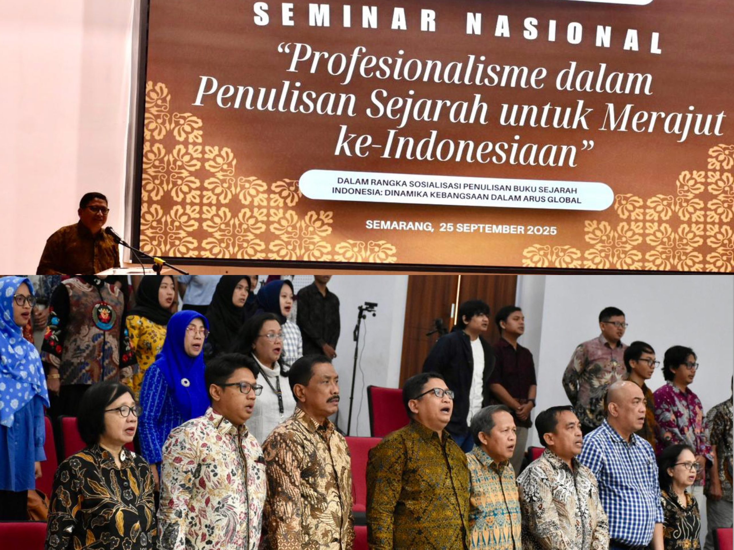 National Seminar: Professionalism in Historical Writing to Weave Indonesianness. Featuring National Historical Thinkers